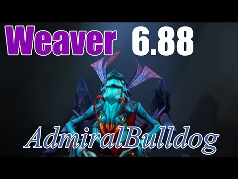 Weaver 6.88 AdmiralBulldog Pro Dota 2 Gameplay