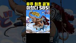 원피스 최신화인데? 우주 최초 공개 SBS가 미쳤습니다! #원피스 #onepiece