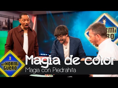 Luis Piedrahita hace una magia de colores para Will Smith - El Hormiguero