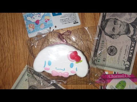 UNDER 10$ SHIPPED LISCENED SQUISHY CHALLENGE! CHARMSLOL!!! Video