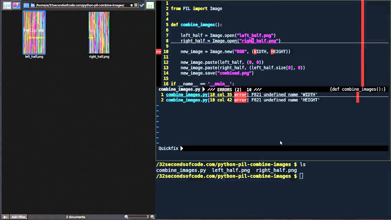 How to combine images in Python using PIL?