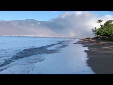 Maui Morning Rainbow Greeting.