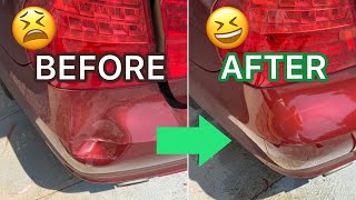 🚗 How to Fix Dent in Car Bumper 😫 using Hot Water & Plunger !?