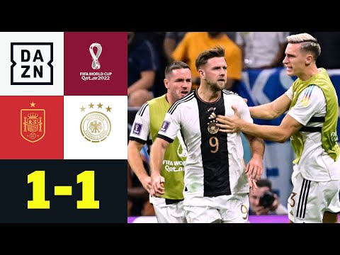 Mut zur Lücke! Füllkrug rettet Deutschland einen Punkt: Spanien - Deutschland 1:1 | WM 2022 | DAZN