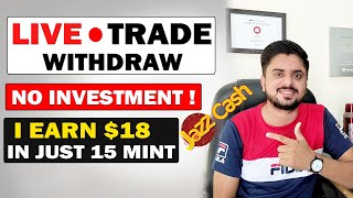 How I Earn $18 in just 15 Minutes with Trading | No Investment | Live Trade & Withdraw