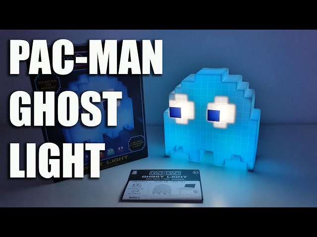 Vídeo relacionado con Luz Fantasma Pac-Man - Oficial con Modos de Cambio de Color, Reacciona a la Música, USB