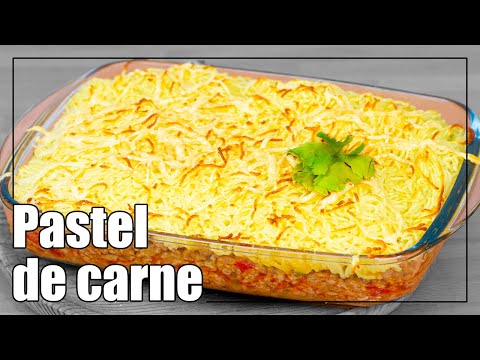 Pastel de carne picada con patata