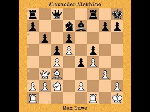 Max Euwe vs Alexander Alekhine | World Championship Match (1935)