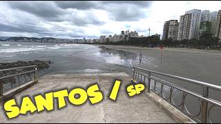 SANTOS / SP - Caminhando pelo Canal 6 - Av. Cel. Joaquim Montenegro do começo até a praia . 27/10/26