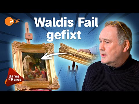 Aus dem Rahmen gefallen: Waldi zerstört Gemälde noch vor dem Kauf | Bares für Rares