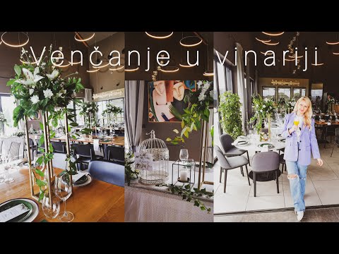 Venčanje u vinariji 🌿| Pripreme, dekoracije, postavka | Studio Sanjarenje | Winery wedding 🍇