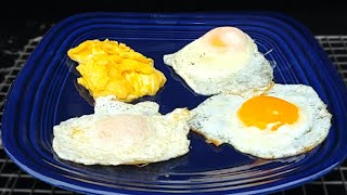How To Make Eggs on Griddle (Egg Cooking Techniques on Camp Chef Griddle)