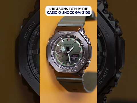 5 Reasons why you Should buy the Casio G-Shock GM-2100 #gshock #casio #casiowatch