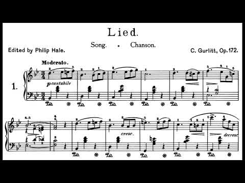 Cornelius Gurlitt Op. 172, No. 1: Song (Lied)  Sheet Music