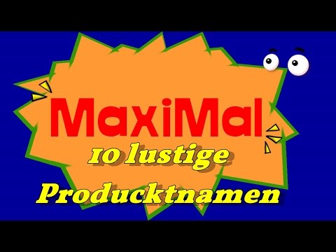 10 schräge Produktnamen | German |
