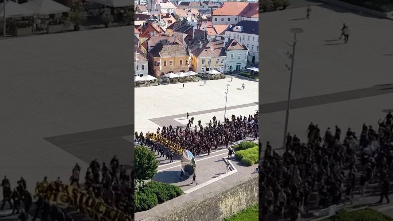 AIK på turné 🔥 🖤💛#aik #ultras #ultrasculture #ultrasworld #uefaconferenceleague #tifo #football