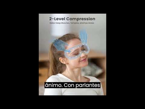 Gafas relax: Círculos oscuros y bolsas de ojos desaparecerán con este masajeador de ojos de RENPHO