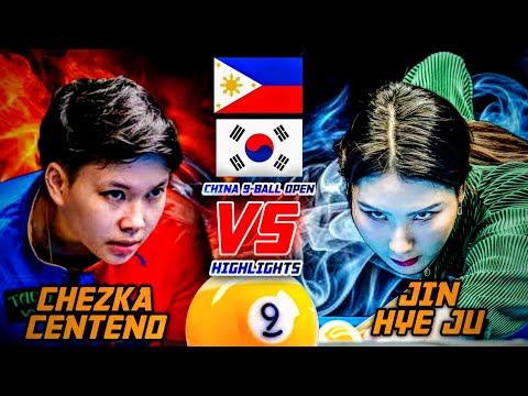 Philippines vs South Korea 🇵🇭🇰🇷 | Chezka Centeno vs Jin Hye Ju | 9-Ball Highlights