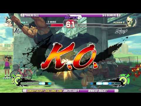 SFO Monthly June 2015 - USF4 - Winners - Pikachu Bzzz vs Benners
