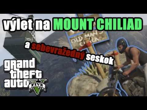 GTA V Gameplay | VÝLET VZDUCHOLODÍ NA MOUNT CHILIAD |  Sebevražedný SKOK