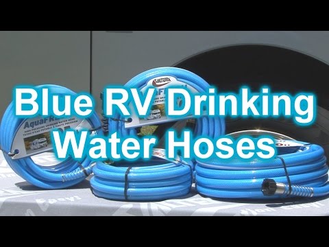Blue RV Drinking Water Hoses
