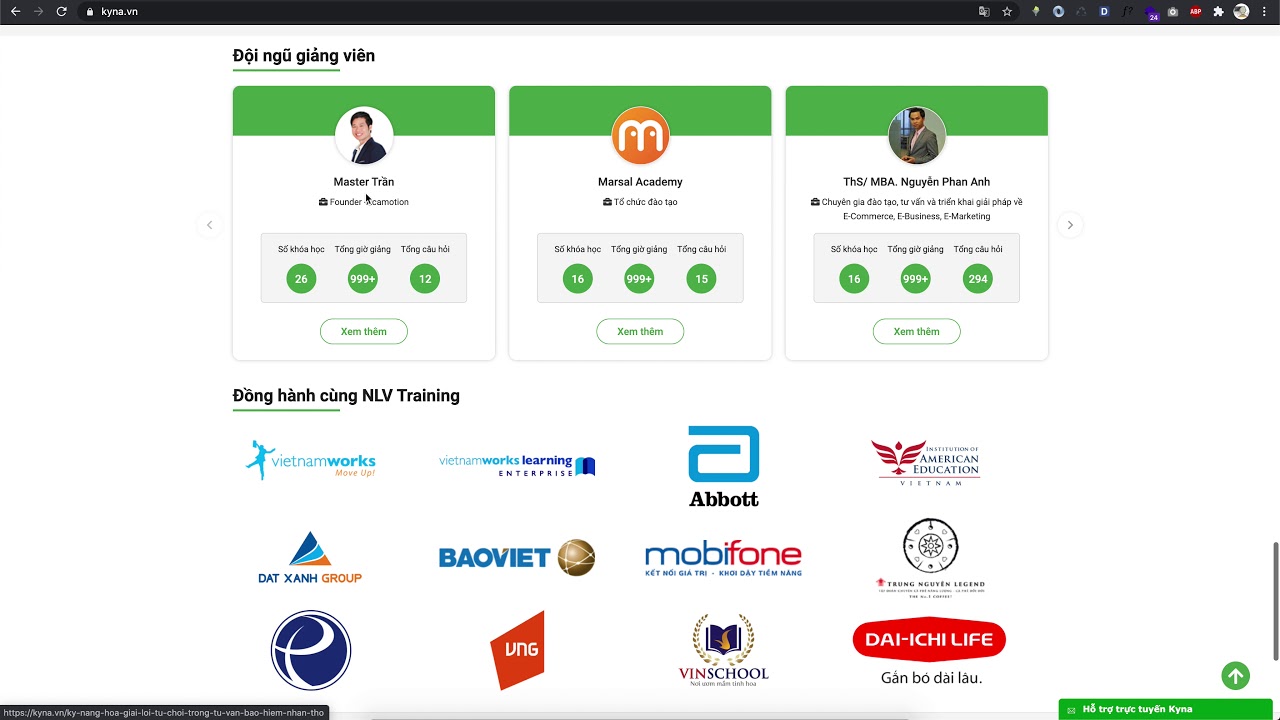 Review - Seri - Website bán khoá học