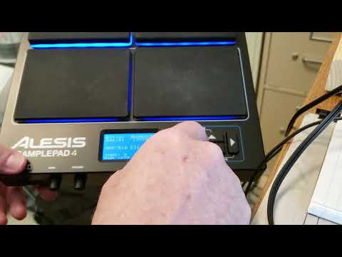 Upload WAV files to an Alesis Samplepad
