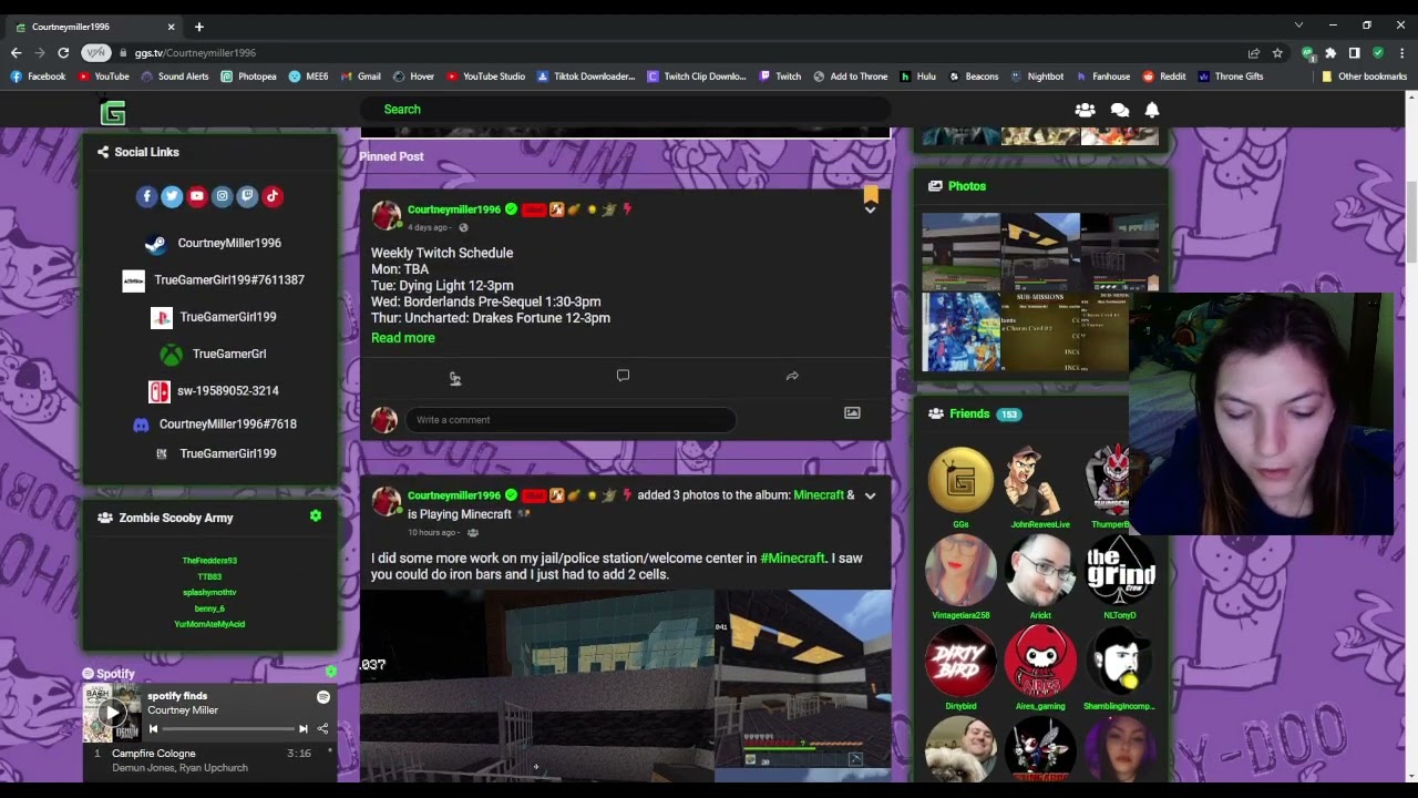 Adding a Spotify playlist to your profile