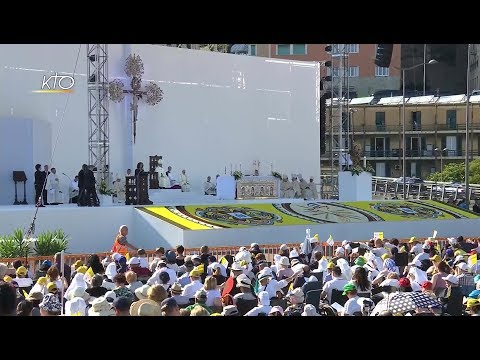 Messe à Gênes - Visite pastorale du Pape François