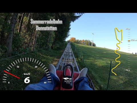 +42km/h auf Sommerrodelbahn Donnstetten