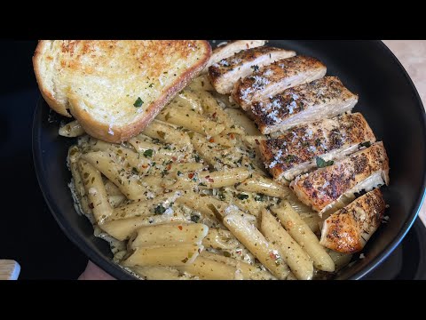 How To Make A Creamy Pesto Chicken Pasta