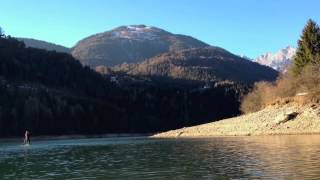 preview picture of video 'Sup 08 dicembre 2013 Lago di Centro Cadore - Belluno'