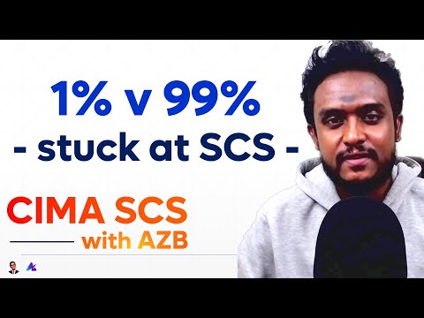 Why you are stuck at CIMA SCS? 1% v 99% | CIMA Strategic Case Study | Pass CIMA SCS with AZB
