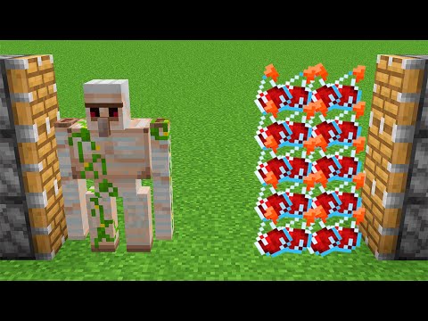 Iron Golem + 1000 strength potions