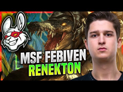 WHEN FEBIVEN PICKS RENEKTON! - MSF Febiven Plays Renekton MID vs Irelia! | Chaellenger TV