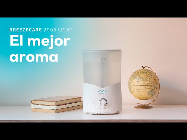 Umidificatore Cecotec BreezeCare 2000 Light 1.2L LED 25W aromaterapia bianco video