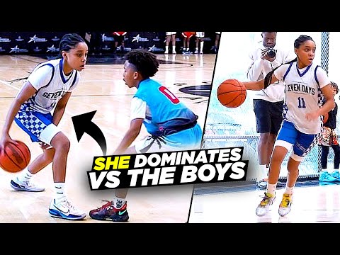 She Was Going OFF Against The Boys!! 13-Year-Old Kaleena Smith DOMINATES!