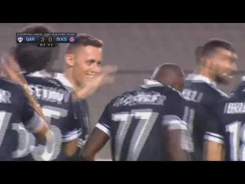 CL - 1. round (QARABAG - SILEKS 3-0) Goal by Guerrier