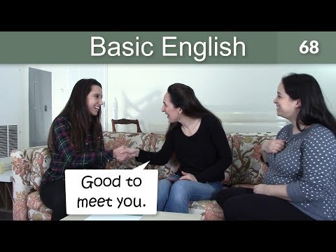 Lesson 68  Basic English with Jennifer  Introductions
