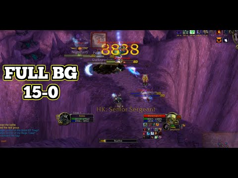15-0 Full BG WotLK PvP (3x the dmg 2nd most dmg had) - Rakzo