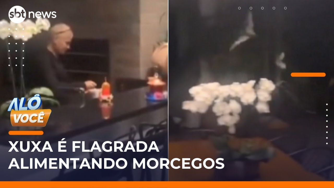 Xuxa aparece alimentando morcegos e vídeo viraliza nas redes sociais | #AlôVocê (30/05/25)