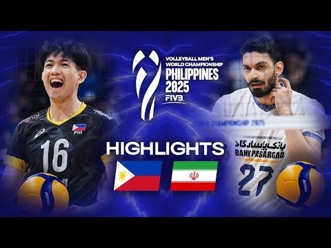 Philippines 🇵🇭 vs. Iran 🇮🇷 - Highlights | Men's World Championships 2025