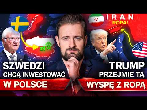 TRUMP chce zająć IRAŃSKĄ WYSPĘ CHARK, SZWECJA inwestuje w POLSKĘ | Biznes Teraz