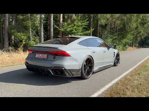 Exhaust sound of MANSORY AUDI RS7 with 1050 HP