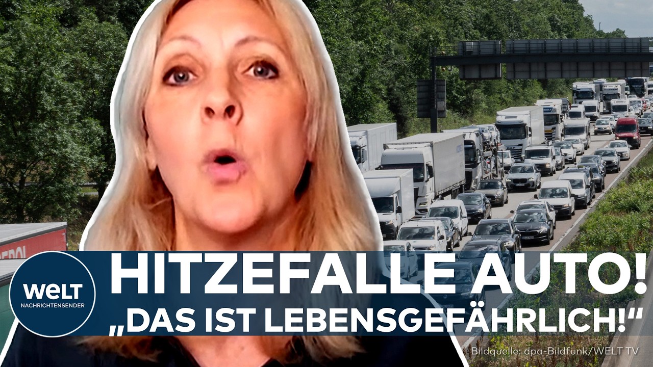 40 GRAD IM AUTO UND STAU?! Diese gefährlichen Fehler machen viele Autofahrer – ADAC warnt!