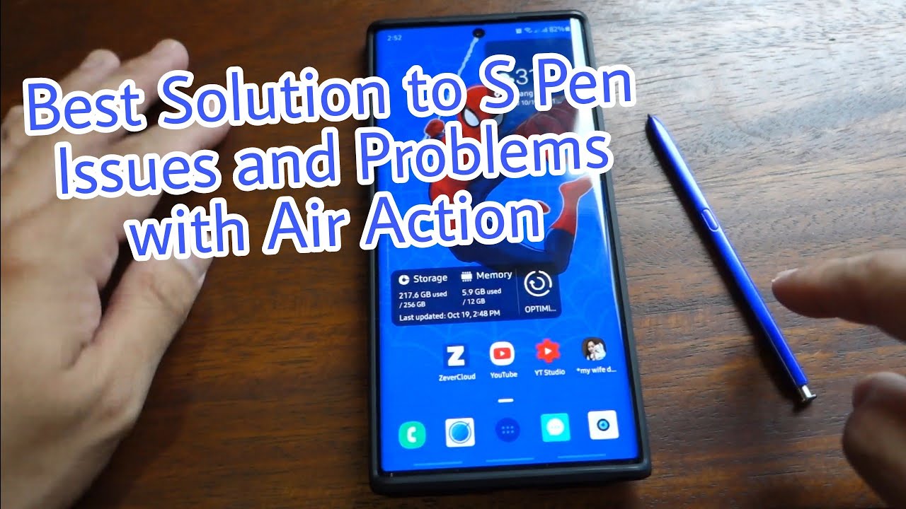 How to Connect and Pair New S Pen with Galaxy Note 10 Plus | Best Solution for Air Action Problems