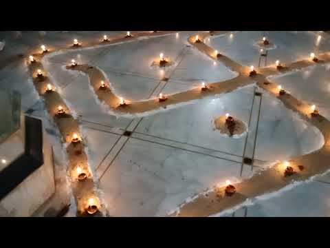 Swasthika Deepam || Swasthika Earthen lamp || Swasthik oil lamp