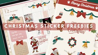 굿노트 크리스마스 스티커 무료공유🎅🏻🎄+다꾸 꿀팁 10개