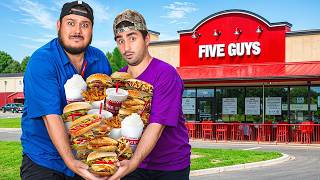 2 Guys Take On FIVE GUYS (Restaurant)