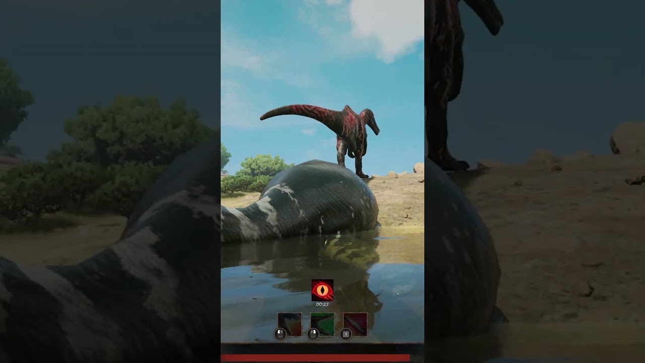 Suchomimus Vs Sachicasaurus - Path Of Titans